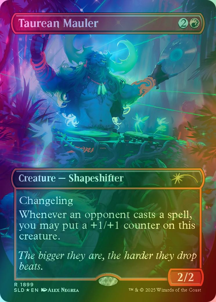 Taurean Mauler [1899] [Borderless] [Everyone's Invited] [Secret Lair Drop]  [Foil] – Face to Face Games