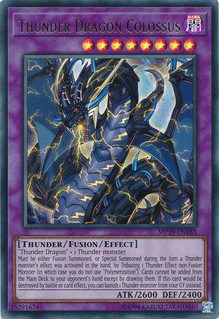 Thunder Dragon Colossus - MP19-EN183 - Ultra Rare - Unlimited