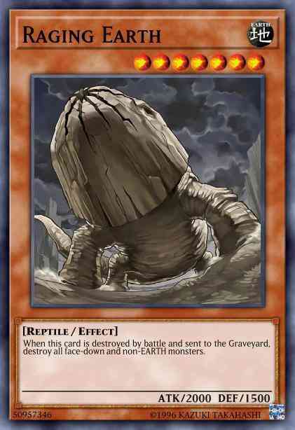 Raging Earth - STON-EN027 - Common - 1st Edition