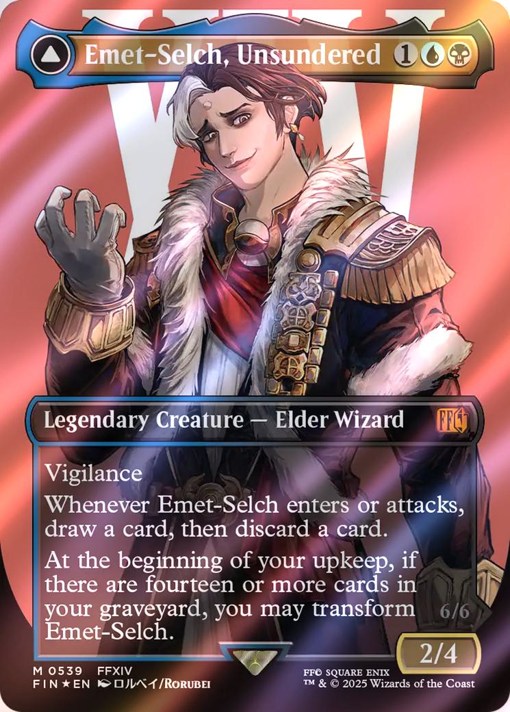 mtg emet selch card Emet-Selch, Unsundered (#394) (borderless)