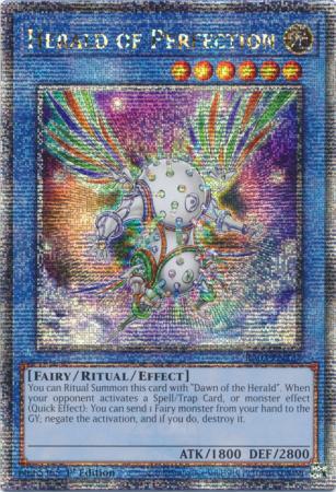 Herald of Perfection - RA03-EN237 - Quarter Century Secret Rare - 1st Edition