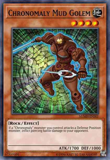 Chronomaly Mud Golem - NUMH-EN003 - Super Rare - Unlimited