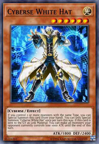 Cyberse White Hat - YS18-EN004 - Ultra Rare - 1st Edition