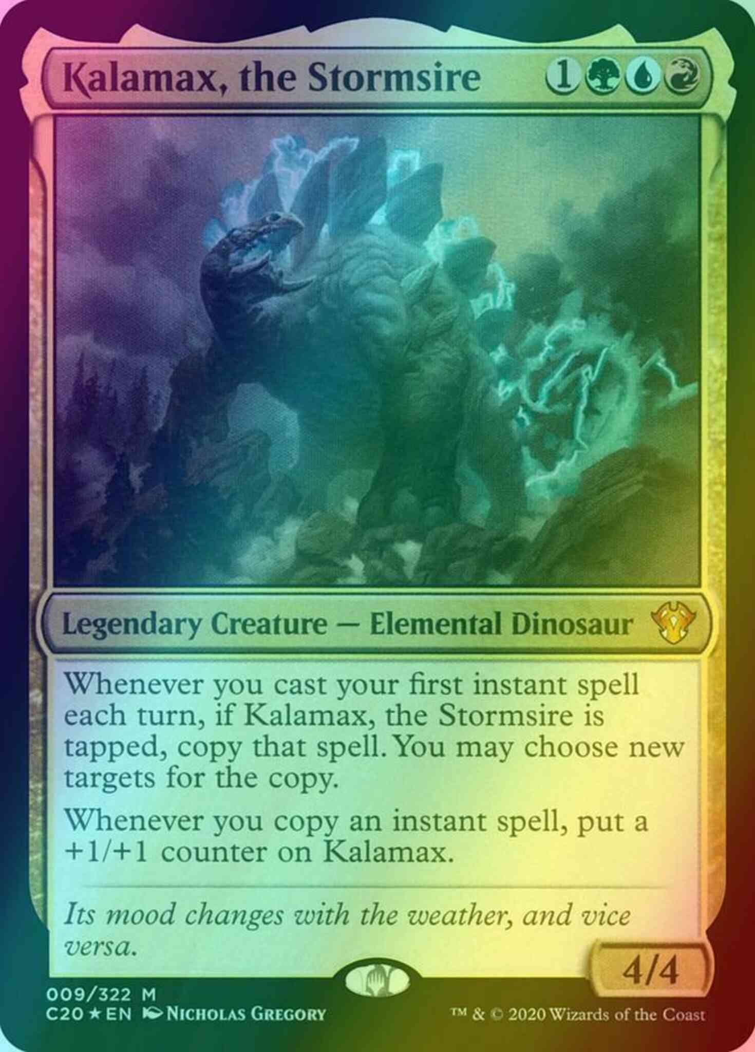 Kalamax, the Stormsire [9] [Commander 2020] [Foil] – Face to Face Games