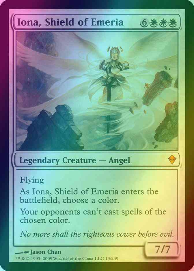 Iona, Shield of Emeria [13] [Zendikar] [Foil] – Face to Face Games