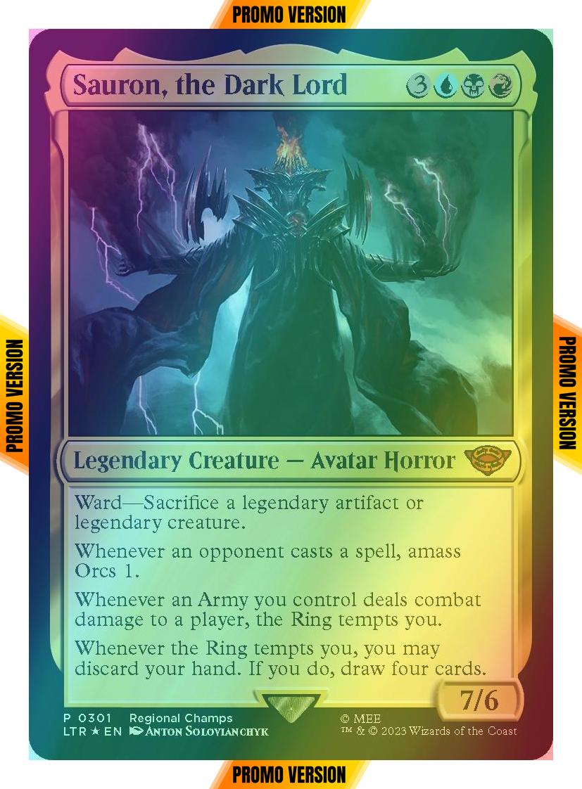 Sauron, the Dark Lord