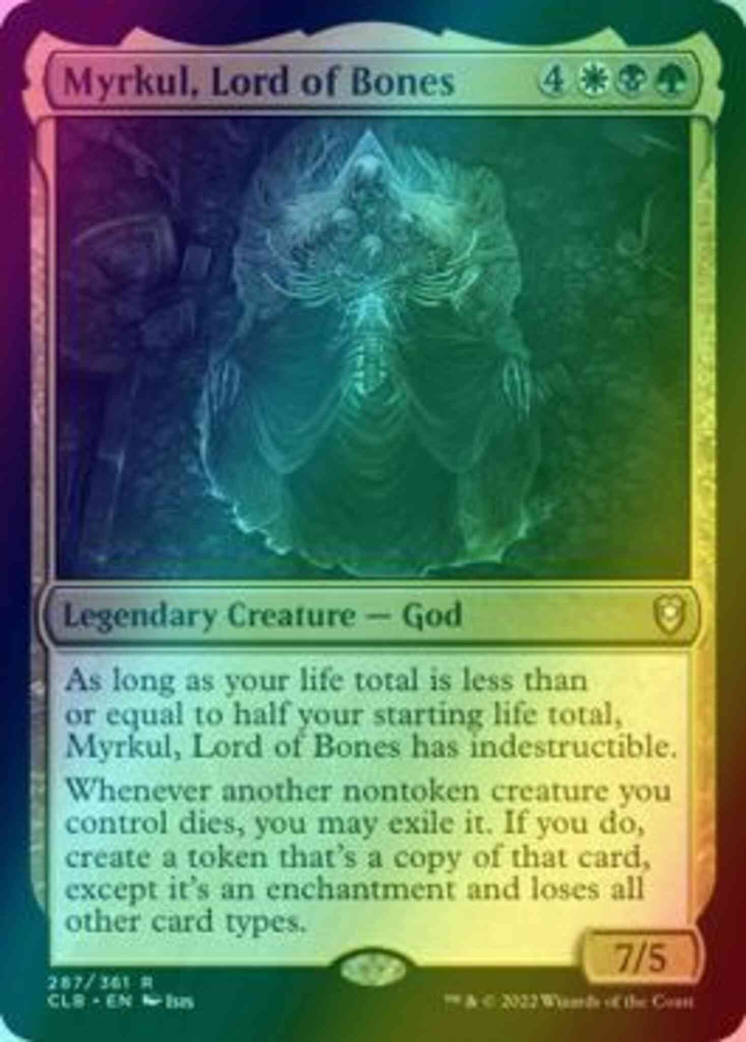 Myrkul, Lord of Bones [287] [Commander Legends: Battle for Baldur's Gate]  [Foil] – Face to Face Games