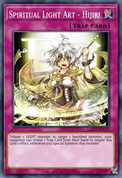 Spiritual Light Art - Hijiri - GAOV-EN077 - Super Rare - 1st Edition