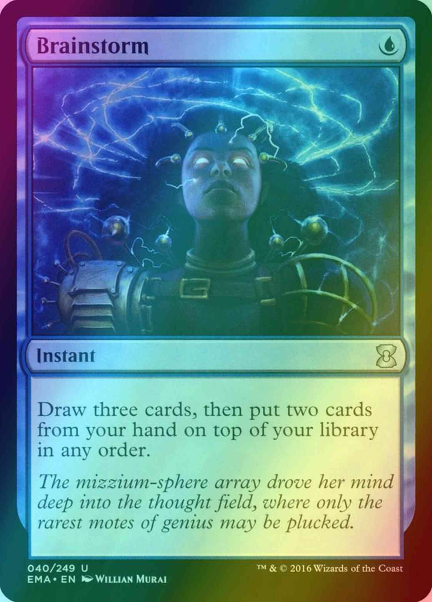 mtg cards like brainstorm Brainstorm [40] [Eternal Masters] [Foil] – Face to Face Games