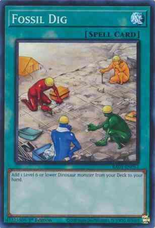 Fossil Dig - RA01-EN053 - Super Rare - 1st Edition