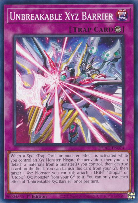 Unbreakable Xyz Barrier - DUAD-EN074 - Common - 1st Edition
