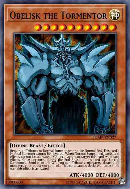 Obelisk the Tormentor - JUMP-EN037 - Ultra Rare - Limited – Face