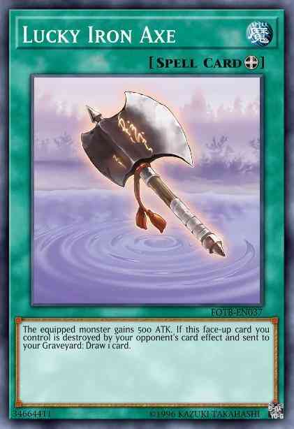 Lucky Iron Axe - BPW2-EN074 - Common - 1st Edition
