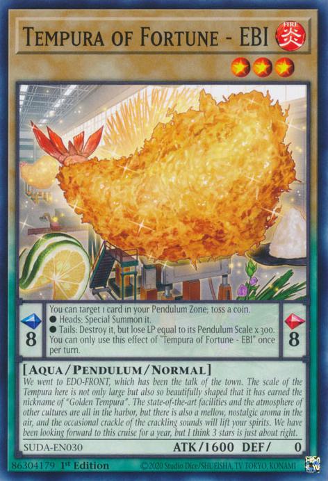 Tempura of Fortune - EBI - SUDA-EN030 - Common - 1st Edition