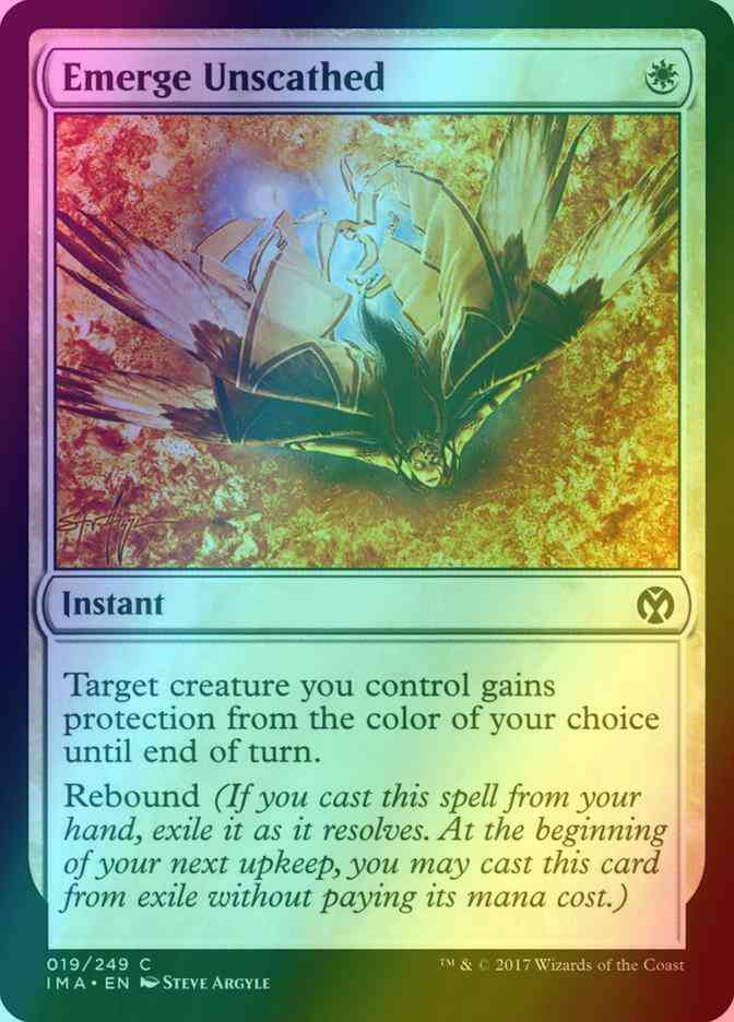 emerge cards mtg Emerge Unscathed [19] [Iconic Masters] [Foil] – Face to Face Games