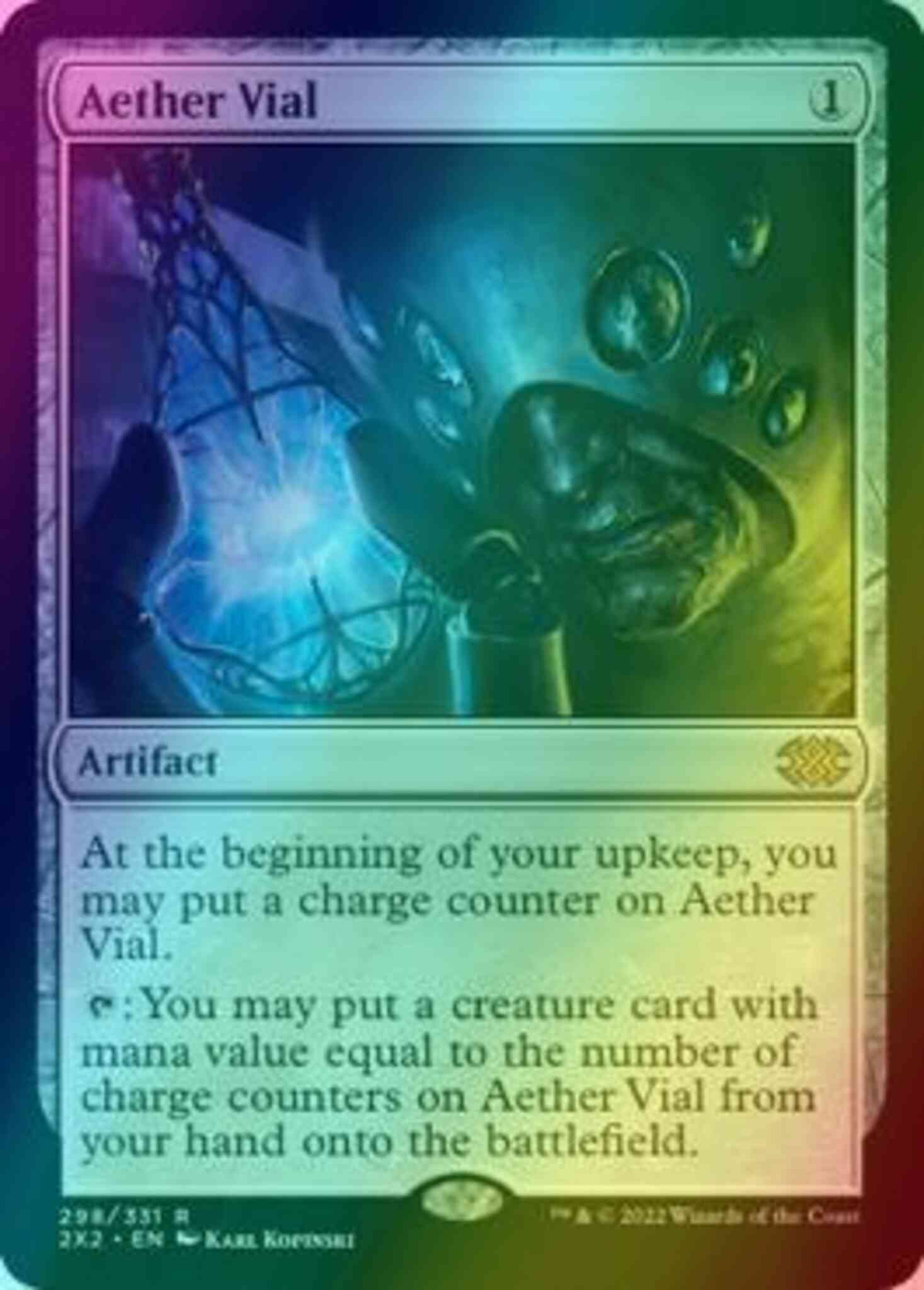 Aether Vial [298] [Double Masters 2022] [Foil] – Face to Face Games