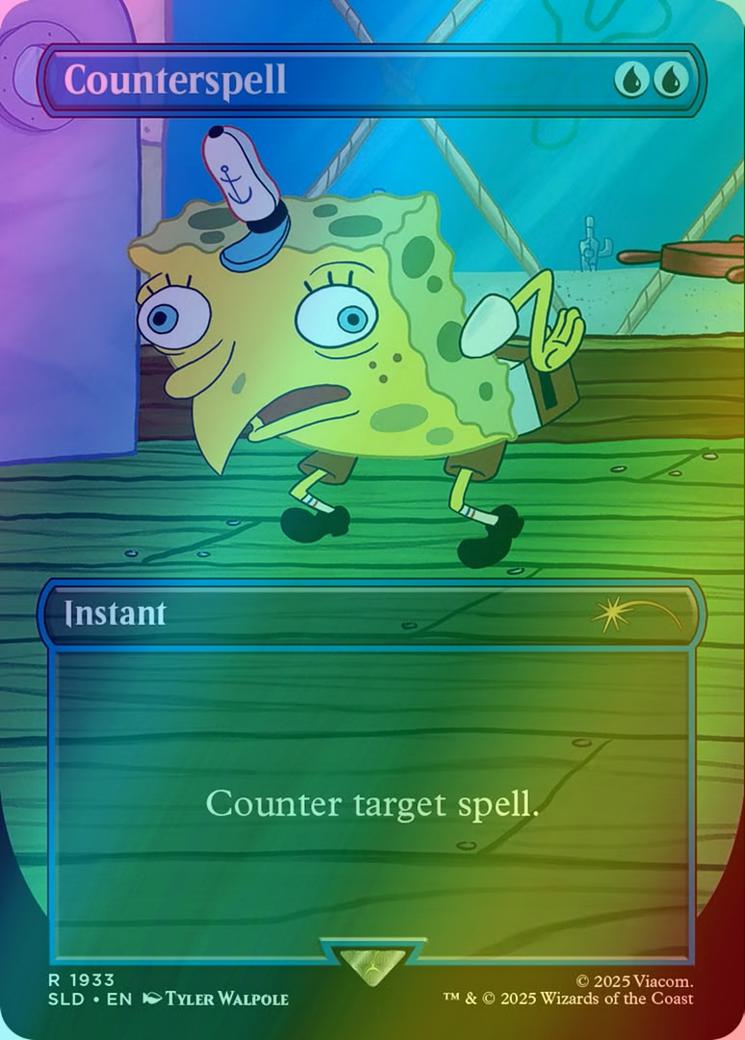 Counterspell [1933] [Borderless] [SpongeBob: Internet Sensation