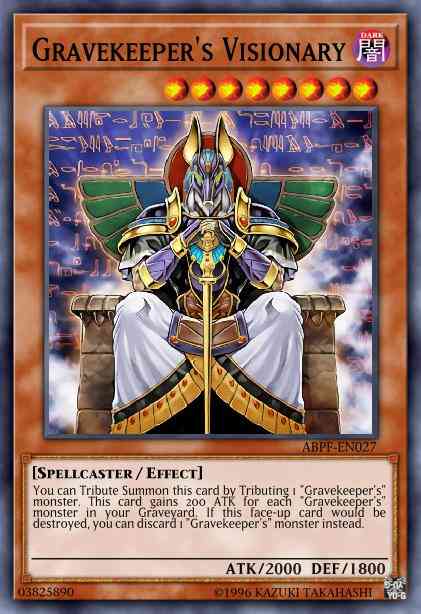 Gravekeeper's Visionary - ABPF-EN027 - Super Rare - 1st Edition