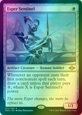 Esper Sentinel [12] [Modern Horizons 2] [Foil] – Face to Face Games