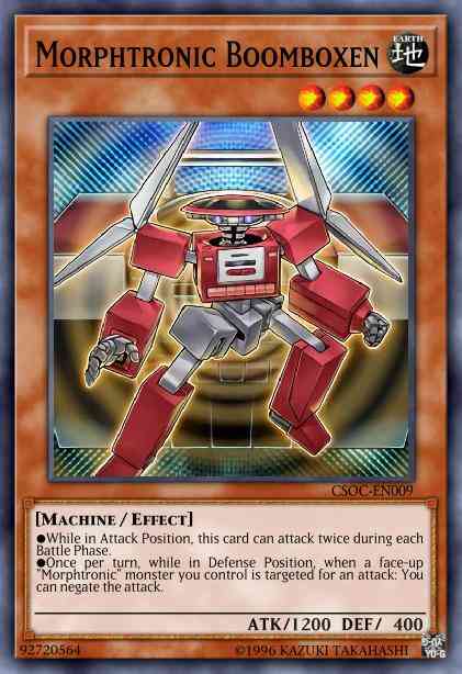Morphtronic Boomboxen - DT02-EN052 - Duel Terminal Normal Parallel Rare - Duel Terminal