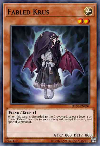 Fabled Krus - HA03-EN002 - Secret Rare - Unlimited