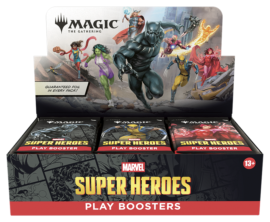Marvel Super Heroes - Play Booster Box – Face to Face Games