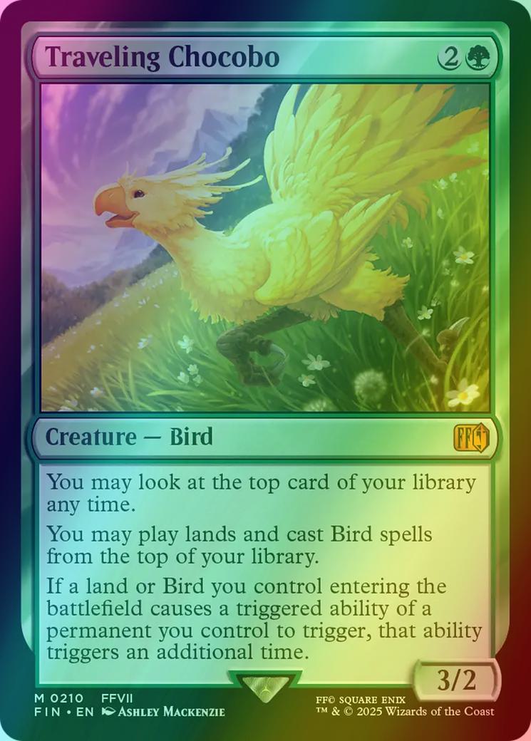 Traveling Chocobo [210] [FINAL FANTASY] [Foil] – Face to