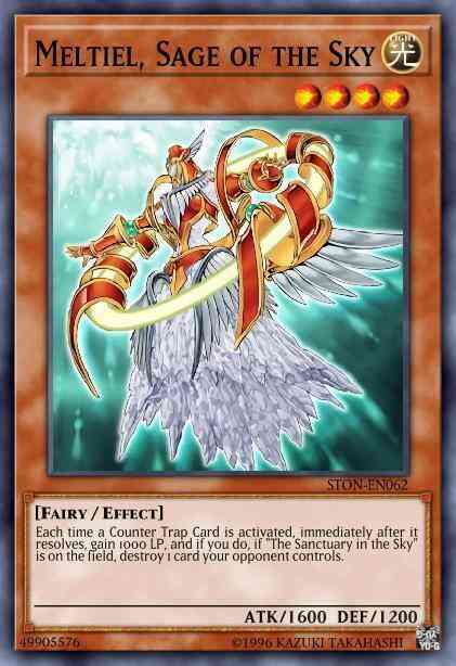Meltiel, Sage of the Sky - STON-EN062 - Secret Rare - 1st Edition