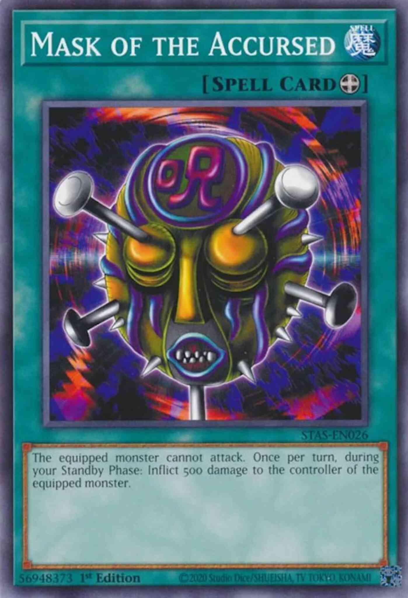 Mask of the Accursed - STAS-EN026 - Common - 1st Edition