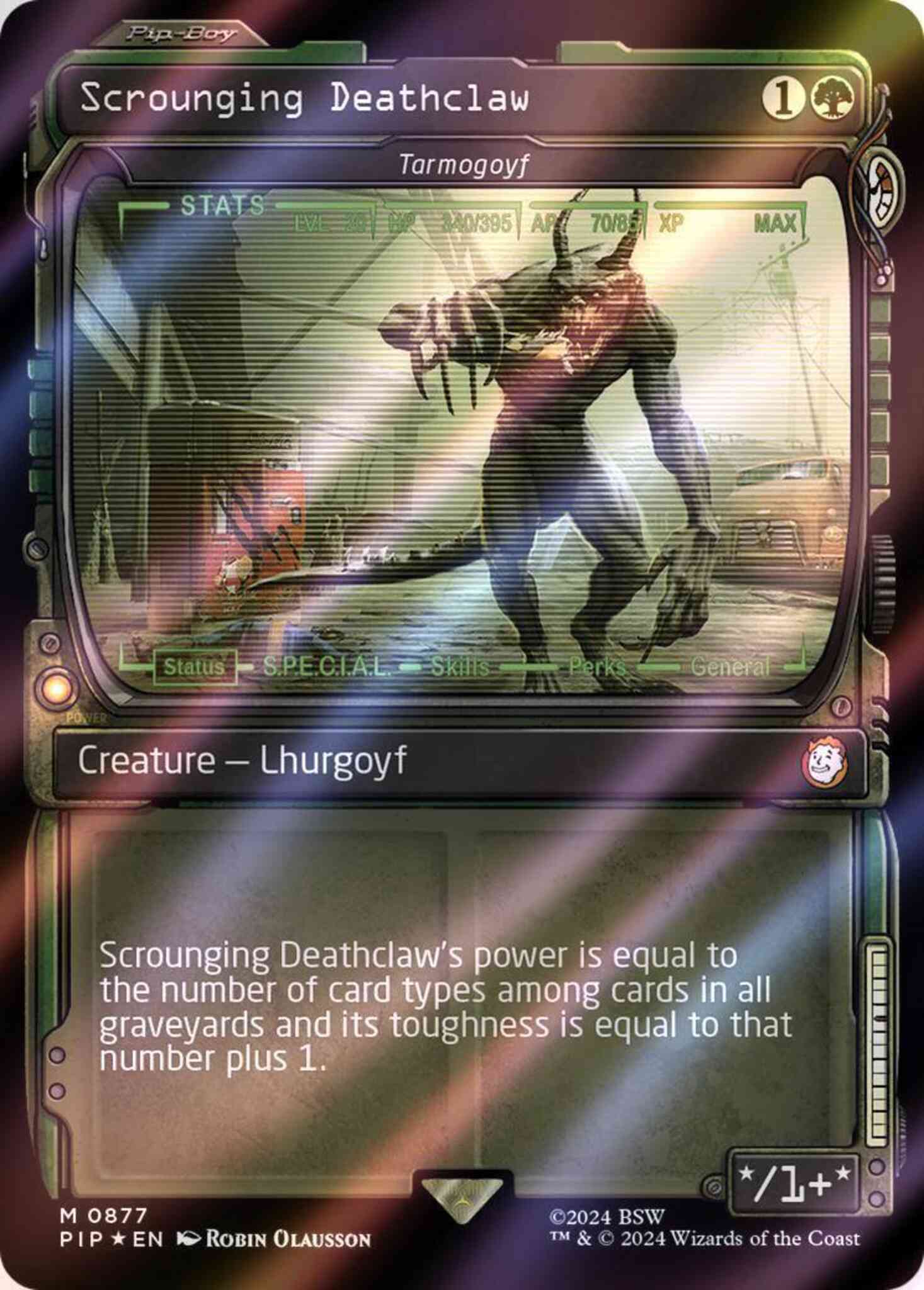 deathclaw mtg card Scrounging Deathclaw