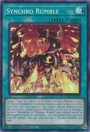 Synchro Rumble - AGOV-EN060 - Super Rare - 1st Edition