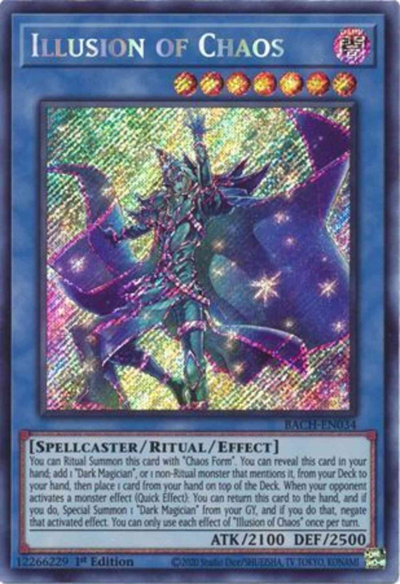 Illusion of Chaos - BACH-EN034 - Secret Rare - 1st Edition