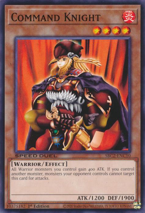 Command Knight - SBC2-ENC10 - Common - 1st Edition