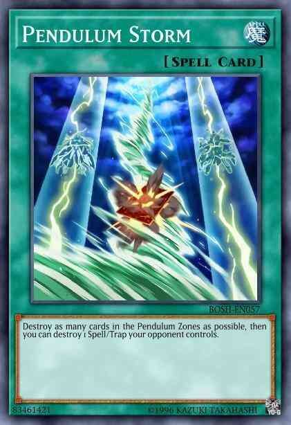 Pendulum Storm - BOSH-EN057 - Super Rare - 1st Edition