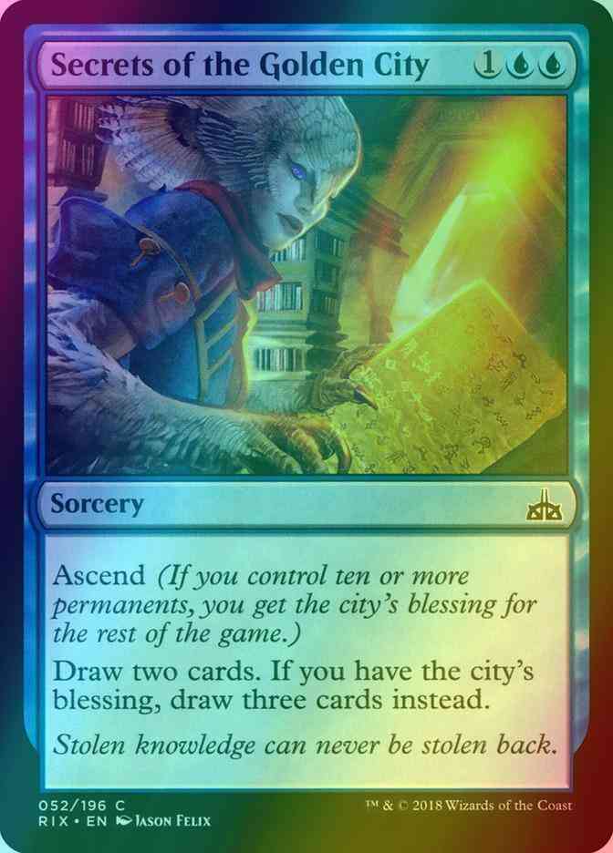 Secrets of the Golden City [52] [Rivals of Ixalan] [Foil] – Face to Face  Games