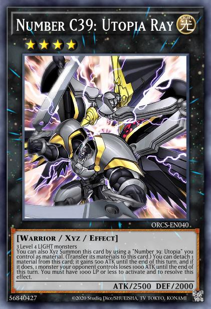 Number C39: Utopia Ray - ORCS-EN040 - Ghost Rare - Unlimited
