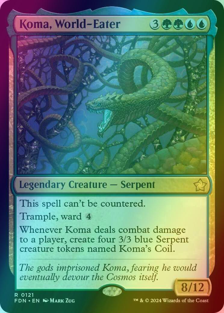 Koma, World-Eater [121] [Foundations] [Foil] – Face to Face Games