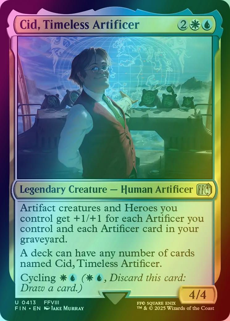 Cid, Timeless Artificer [413] [FFVIII] [FINAL FANTASY] [Foil] – Face to  Face Games