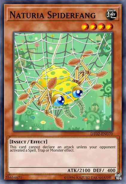 Naturia Spiderfang - HA02-EN040 - Super Rare - 1st Edition
