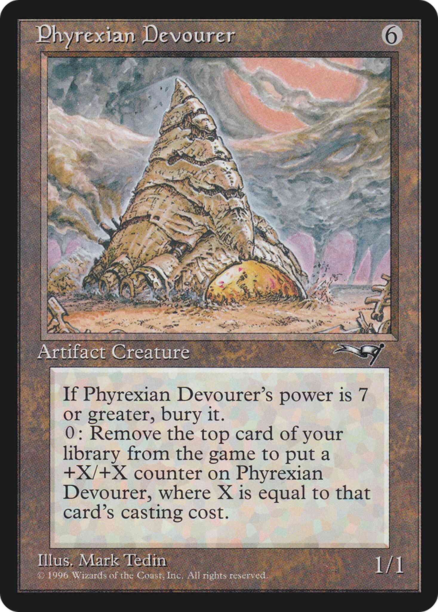 Phyrexian Devourer　レア　アライアンス　ALL　MTG 6b3cfff52383c8591215f2ba544fbf