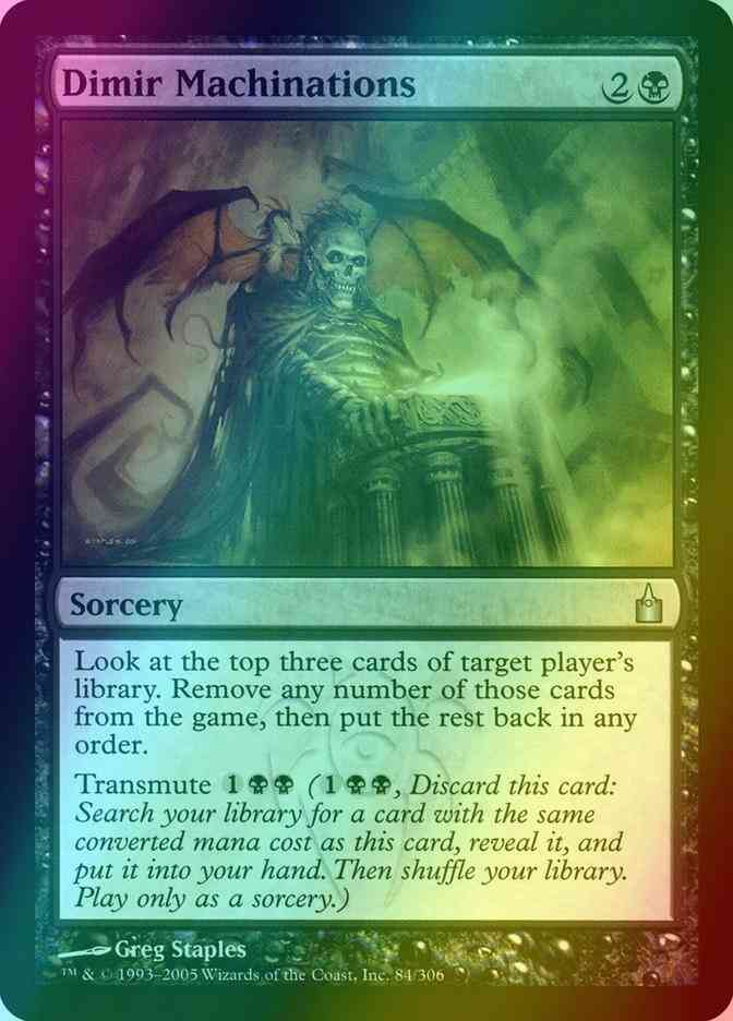 Dimir Machinations [84] [Ravnica City Of Guilds] [Foil] – Face to Face Games