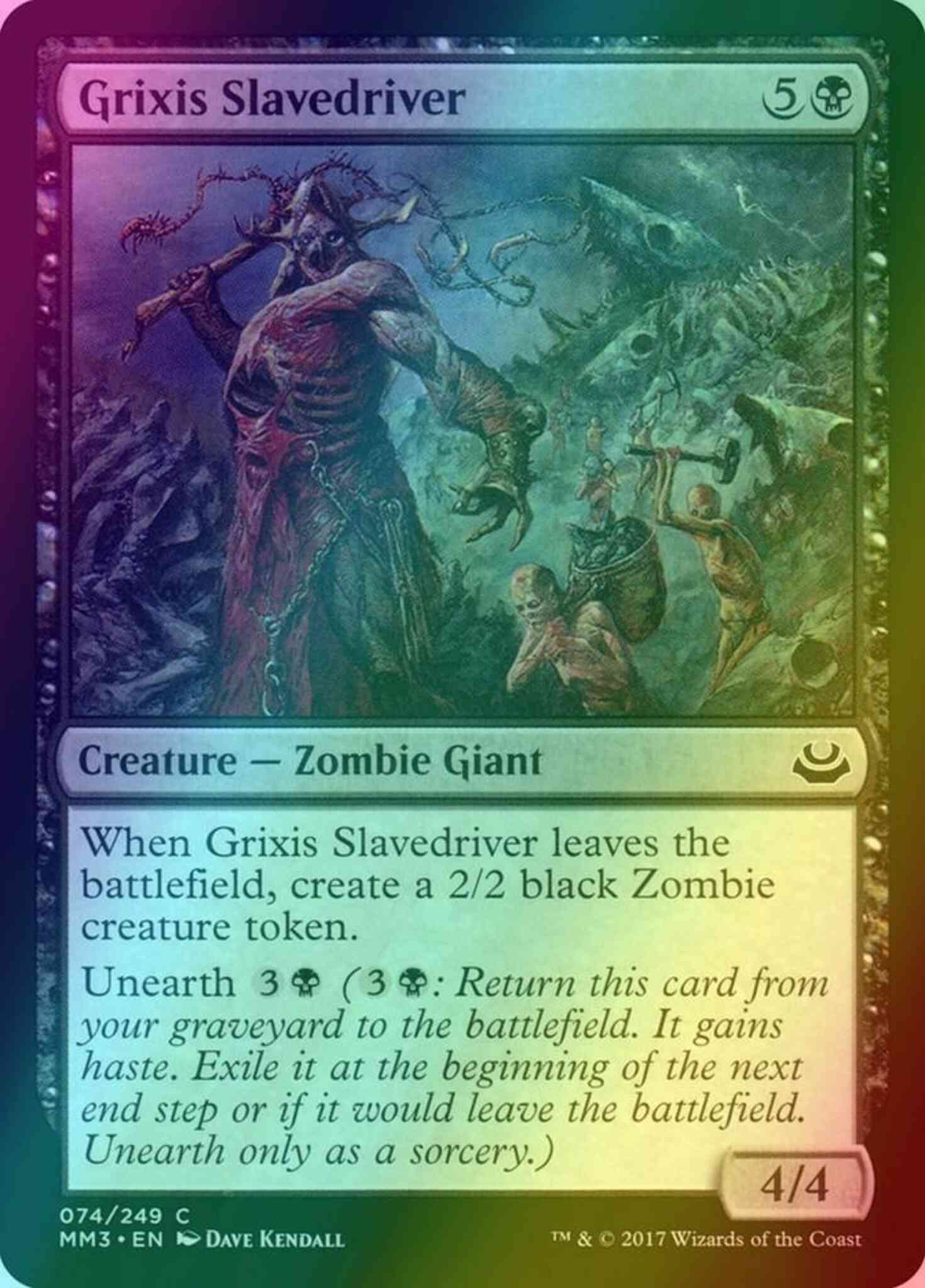 Grixis Slavedriver [74] [Modern Masters 2017] [Foil] – Face to Face Games