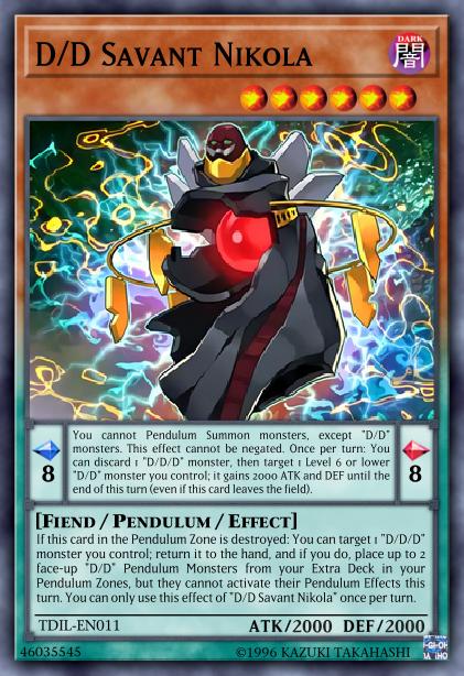 D/D Savant Nikola - MP17-EN066 - Common - 1st Edition