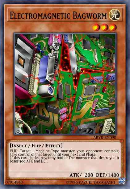 Electromagnetic Bagworm - BP03-EN100 - Shatterfoil Rare - 1st Edition