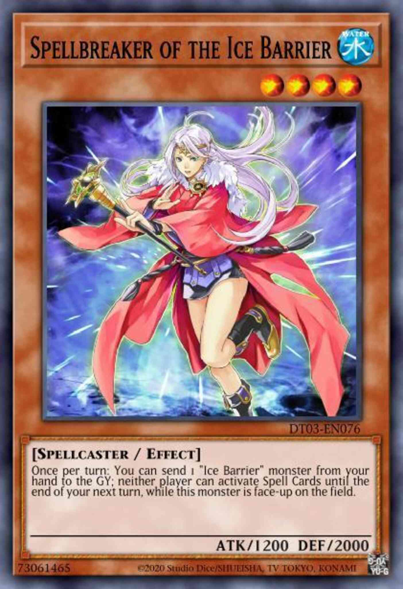 Spellbreaker of the Ice Barrier - SDFC-EN011 - Common - 1st Edition