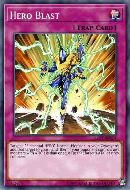 Hero Blast - LCGX-EN120 - Common - 1st Edition