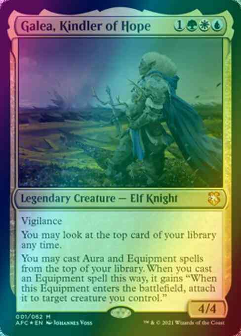 Galea, Kindler of Hope [1] [Adventures in the Forgotten Realms Commander]  [Foil] – Face to Face Games