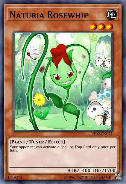 Naturia Rosewhip - DT02-EN071 - Duel Terminal Rare Parallel Rare - Duel Terminal