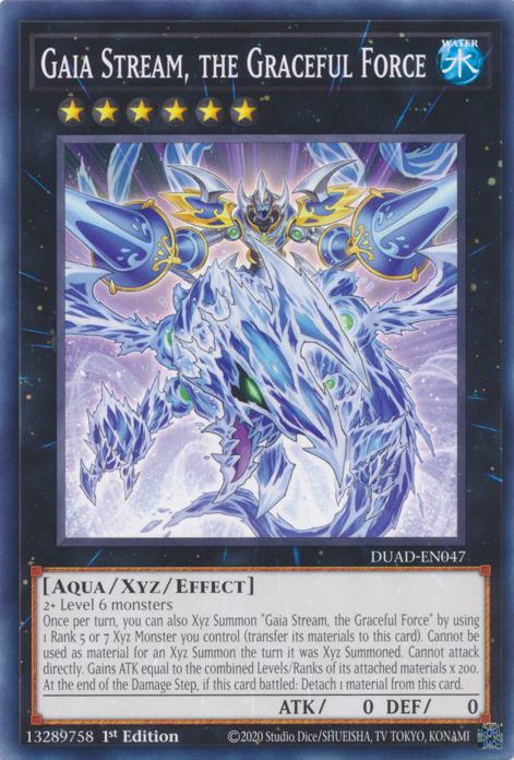 Gaia Stream, the Graceful Force - DUAD-EN047 - Common - 1st Edition
