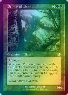 Primeval Titan [365] [Time Spiral Remastered] [Foil] – Face to Face Games